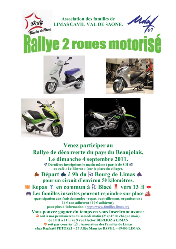 Rallye 2 Roues 2011
