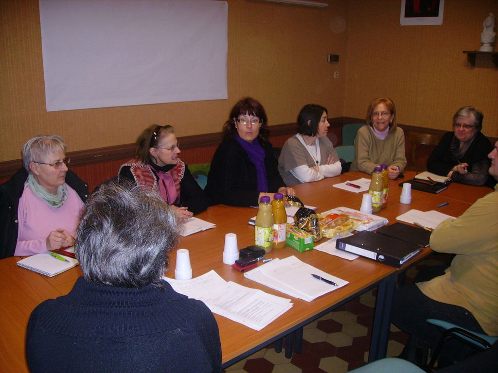 Reunion secteur Nord Rhone Assiciations Familiales 31 janvier 2011