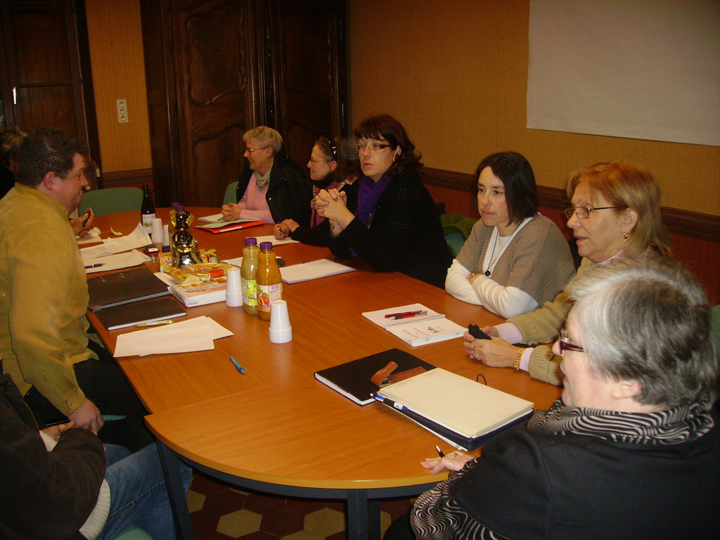 Reunion secteur Nord Rhone Assiciations Familiales 31 janvier 2011
