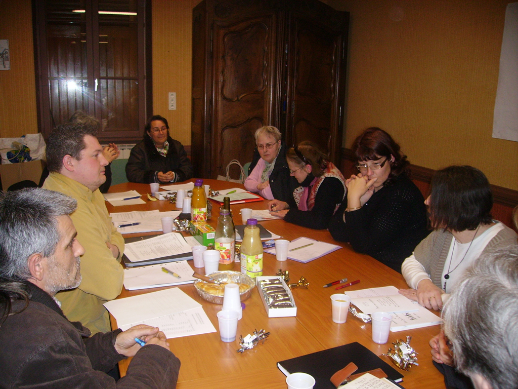 Reunion secteur Nord Rhone Assiciations Familiales 31 janvier 2011