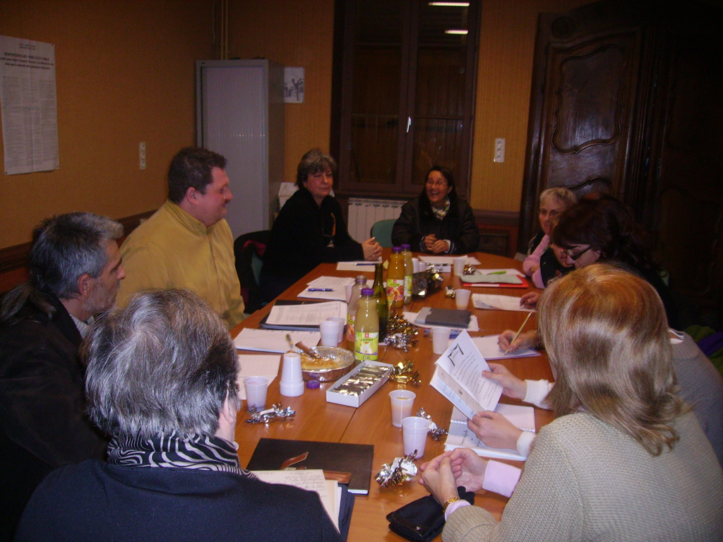Reunion secteur Nord Rhone Assiciations Familiales 31 janvier 2011